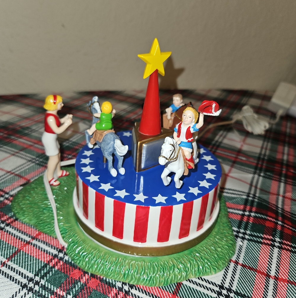 Department 56 "Merrily Round We Go" Snow Village Holiday Accessory Decor - Picture 6 of 8